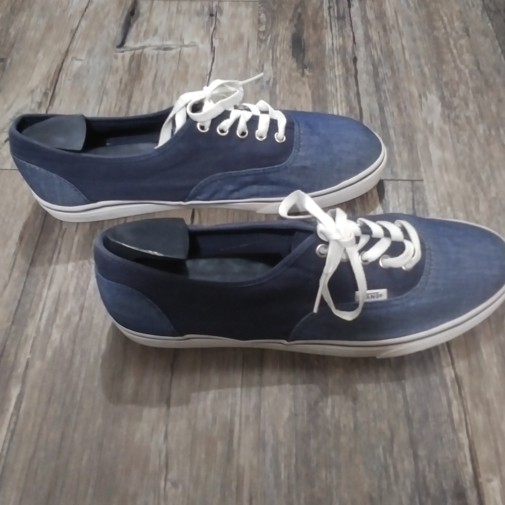 Men's Vans Denim Blue Shoes
